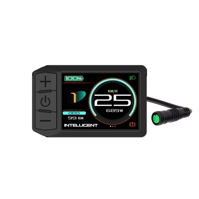 BAFANG 8fun 600C UART Display Mid Drive TFT 600C Electric Bicycle EBike BBS01 BBS02 and BBSHD UART 5 Pin Round Plug