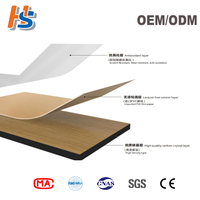 Panel de Pared WPC de 1.22M*2.4/2.8M, Tablero de Carbón de Bambú Cristal de Carbono, Impermeable, Insonorizante, Ignífugo, Función de Absorción Acústica