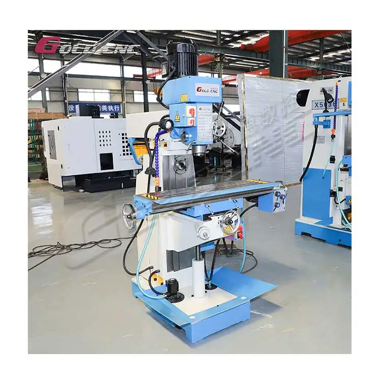 GOLDCNC drilling milling machine ZX7550CW drilling and milling machine with various speed function