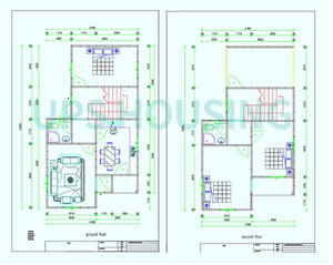 Nhà gia đình hai tầng bằng xi măng sợi, lắp ghép nhanh chóng và dễ dàng, chống thấm nước, sẵn sàng sử dụng, nhà tiền chế bằng bê tông. - Product Image 3
