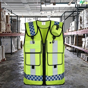 Chaleco de Seguridad Reflectante Personalizable y Transpirable con Múltiples Bolsillos para Trabajo en Exteriores y Tráfico - Product Image 1