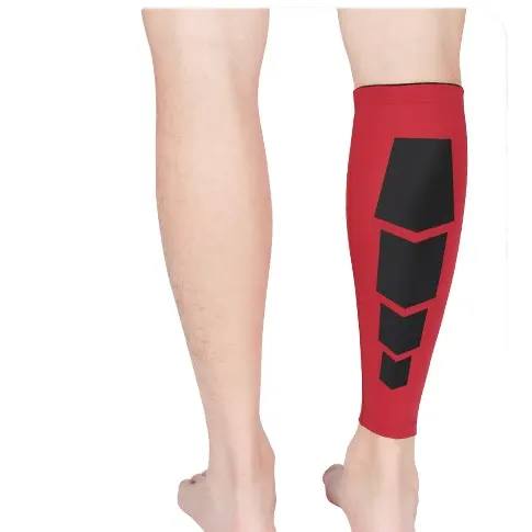 Custom Elastic Breathable Sports Cycling Leg Protector Compression Socks Calf Sleeves