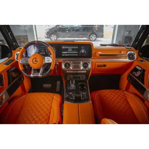 Tuning of the black g-class interior. A1 Tuning Center. Photos of works.