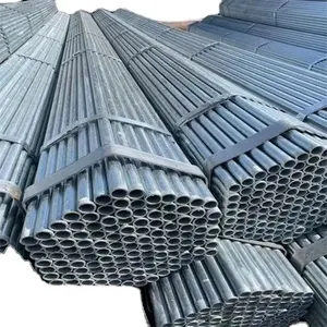 Pipa baja galvanis baja karbon pipa perancah Gi pipa galvanis berulir harga per ton