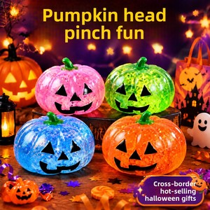 Juguete antiestrés de goma con cabeza de calabaza de Halloween, estilo nuevo, transfronterizo, con temática de caramelo de malta, altamente estético y creativo - Product Image 2