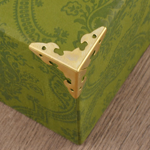 <b>Corner</b> <b>Protectors</b> Carbon Steel Small Antique Bronze Small Yellow Large Antique Bronze For Notebook Box Edge Protection - Product Image 4