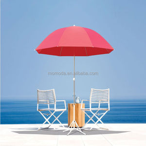 Sombrilla de Jardín Redonda Grande de 24 Varillas con Base Integrada <span class=keywords><strong>para</strong></span> Patio Exterior y Zonas de Descanso - Product Image 3