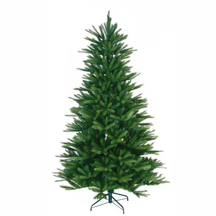 ต้นคริสต์มาส PE ขนาดยักษ์2.4เมตรเหมือนจริงใช้สำหรับตกแต่งวันหยุดคริสต์มาส Arbol de Navidad sapin de Noel
