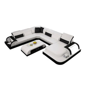 أحدث أريكة كلاسيكية حديثة مريحة على شكل U أريكة زاوية مقطعية - Product Image 1