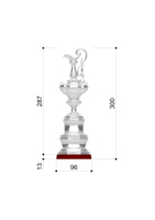 Trophées personnalisés en résine métallique, Rugby, Basketball, Baseball MVP Championship Trophées, Artisanat, Prix sportifs scolaires