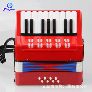 Acordeón Yinyue de 17 Teclas y 8 Bajos, Instrumento Musical Portátil con Teclado, Regalo para Niños - Product Image 4