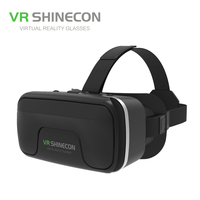 VR SHINECON Amovible Radiative VR Nouvelle mise à niveau Convient 4.7-6.8 pouces Smartphone HD 3D Films VR Lunettes