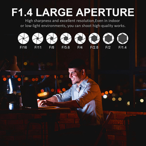 Viltrox 33 มม.F1.4 โฟกัสอัตโนมัติขนาดใหญ่รูรับแสงมาตรฐานสําหรับ <span class=keywords><strong>Canon</strong></span> M-Mount M5 M6II <span class=keywords><strong>M200</strong></span> M50 กล้อง - Product Image 5