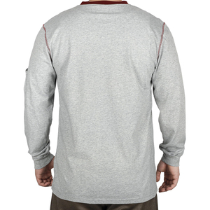 Custom FR <strong>Shirts</strong> for Men CAT2 Fire Resistant <strong>Welding</strong> T-<strong>Shirts</strong> Long Sleeve Henley Style Flame Retardant Clothing Anti-Static - Product Image 4