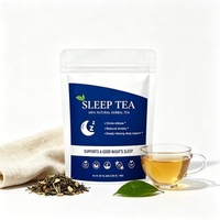 Tisane Bio MWTEA aux Herbes pour le Sommeil, Mélange Naturel Relaxant Camomille Lavande, Sans Caféine, Qualité Supérieure, Durée de Conservation 2 Ans