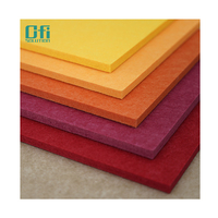 ASTM E84 Klasse A Geluidsisolerende Polyester Akoestische Panelen OEKO-TEX 100 Brandwerende PET Vilt Akoestische Panelen voor Akoestische Oplossingen