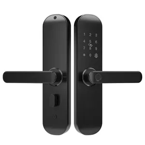 Tuya Smart Digital Door Lock Fingerprint Door Lock Wireless WiFi Smart Remote Control Electric Door Lock