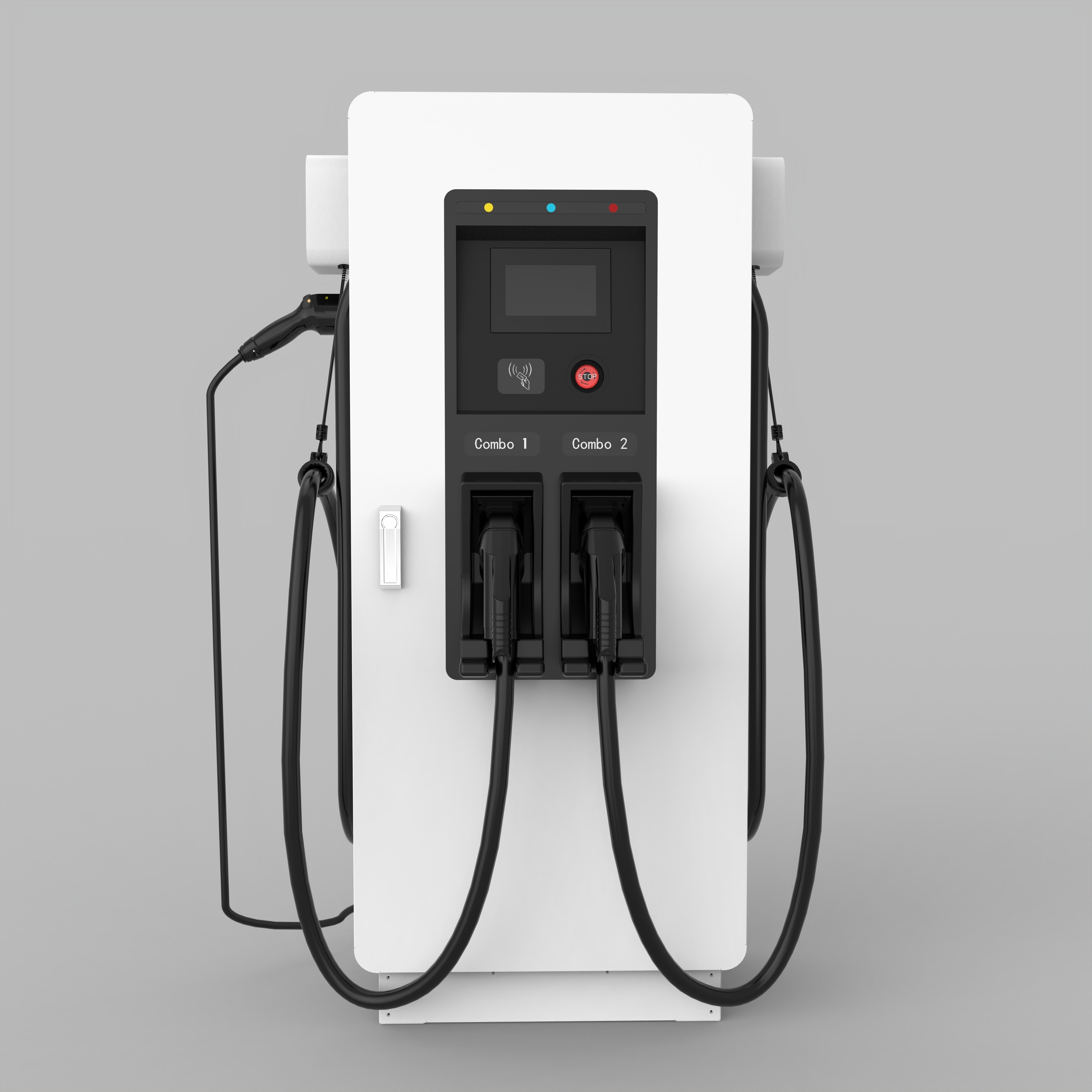 Dc Ev Charger Floor-Mounted 60kw 80kw 120kw 160kw Fast Ccs Gbt Charging Station Pile For Electric Car · image 2