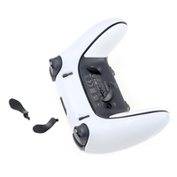 Pagaies arrière métalliques noires pour manette PS5 Edge, boutons arrière interchangeables en acier inoxydable, remplacement