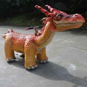 Dinosaur Park Walking Animatronic Dinosaur Entertainment Electric Ride