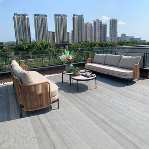 Hotel moderno de aluminio al aire libre muebles Villa jardín sofá conjunto duradero Patio muebles conjunto Resort de lujo al aire libre sofá jardín conjunto - Product Image 3