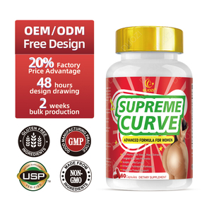 Cápsulas DUOZI Supreme Curve 60 Fórmula Avanzada para Mujeres con Extracto de Horny Goat Weed, Maca, Tongkat Ali y Saw Palmetto - Product Image 2