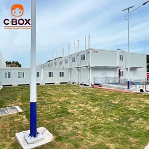 บ้านสำเร็จรูปแบบโมดูลาร์ Cbox สำหรับสำนักงาน ห้องเรียน โรงพยาบาล แผนกต้อนรับ โรงแรม หอพัก บ้านขนาดเล็ก บ้านคอนเทนเนอร์สำเร็จรูป - Product Image 4