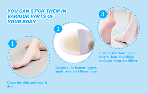 Autocollant imperméable anti-abrasion pour talon, patch de soin des pieds anti-frottement, prévient les ampoules, protecteur de talon - Product Image 4