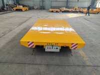 Nouvelle plateforme de transfert à moteur à batterie avec roues en acier de 5 tonnes, rail de remorquage, chariot de transport pour usine de fabrication