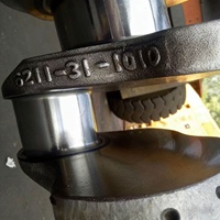 Crankshaft Mesin SA6D140E-2 6211-31-1010 untuk Suku Cadang Mesin Konstruksi Merek [Nama Merek]