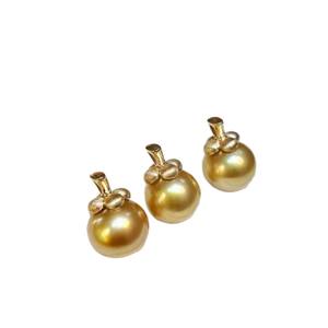 Pendentif de collier DIY 31115 avec perles rondes en argent S925 de 10-13 mm, style kaki, support vide pour perles, accessoires - Product Image 5