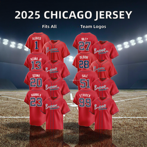 Maillots de baseball personnalisés 2025 pour hommes et femmes, modèle Chicago White City Connect, uniformes brodés avec logos, grandes tailles - Product Image 2