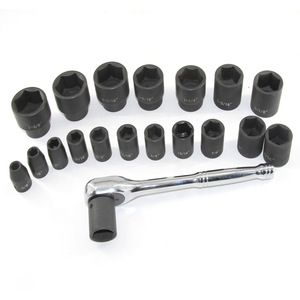 Juego de Herramientas de llave mecánica de trinquete, juego de enchufes neumáticas, <span class=keywords><strong>2021</strong></span> ", 19 Uds., 1/2 - Product Image 2