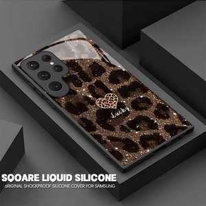Étui de protection de luxe en verre trempé pour <span class=keywords><strong>Samsung</strong></span> S20 <span class=keywords><strong>FE</strong></span>, motif léopard, <span class=keywords><strong>coque</strong></span> intégrale pour <span class=keywords><strong>S21</strong></span> Ultra, <span class=keywords><strong>coque</strong></span> A54 <span class=keywords><strong>5G</strong></span> - Product Image 2
