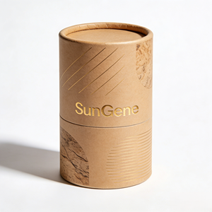 Caja de Cilindro de Papel de Lujo para Copas de Vino Tinto, Tubo Redondo con Logotipo Personalizado, Ecológico, para Empaque de Regalos de Boda - Product Image 4