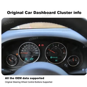 Car LCD Digital for Jeep Wrangler JK 2011-2017 Original LCD <b>Stereo</b> Virtual Speedometers Dashboard Player Linux <b>System</b> RHD LHD - Product Image 6