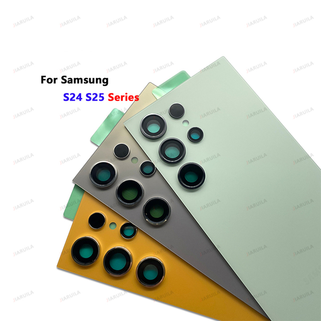 Replacement Battery Back Cover for Samsung S23 S24 S25 Plus Ultra S928 S921S926 Rear Back Glass Back Cover Battery