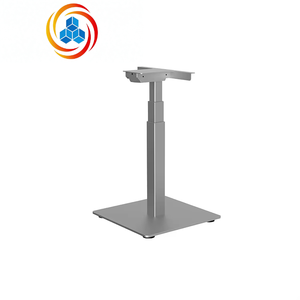Base de Soporte Eléctrica Motorizada para Escritorio de Pie Moderno de una Sola Pata, Extensible y Ajustable en Altura - Product Image 1
