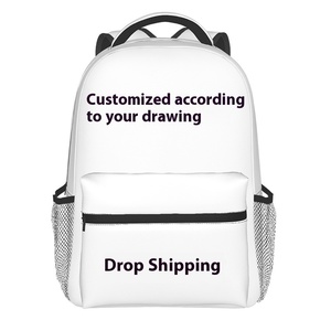 Vente en gros d'usine pour <span class=keywords><strong>Amazon</strong></span> Sac à dos Conception de dessin animé personnalisé Impression complète Fermeture éclair en <span class=keywords><strong>polyester</strong></span> imperméable pour hommes Femmes Étudiants - Product Image 1