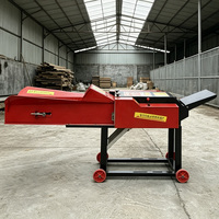 Broyeur mobile de fourrage et de herbe multifonctionnel pour ensilage agricole, nouvelle machine à haute productivité, capacité de 5 tonnes/heure