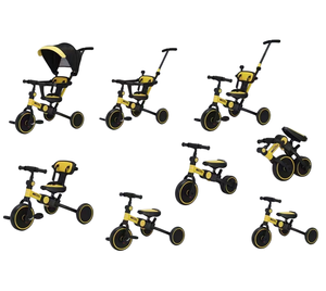 Trike Toddler 3 Roues Enfants Tricycles <span class=keywords><strong>8</strong></span> En 1 Bébé <span class=keywords><strong>Tricycle</strong></span> Pour Enfant Avec Auvent 1-6 Ans - Product Image 1