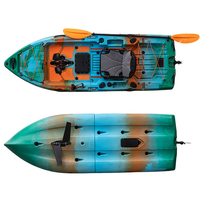 Kayak de pêche modulaire Yak Outdoors 2026, nouveau modèle, simple et double, avec propulsion électrique à pédales, construction en HDPE