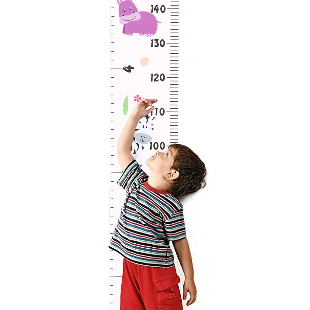 निविड़ अंधकार ऊंचाई मापने बच्चों कैनवास लकड़ी की दीवार फांसी विकास चार्ट शासक