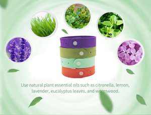 Pulsera Repelente de Mosquitos 100% <span class=keywords><strong>Citronela</strong></span> Sin DEET, Tamaños Ajustables, Accesorio Sólido - Product Image 5