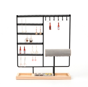 Earring Display Stands for Selling , <b>Rings</b> and Necklaces Display Holder Stand, Jewelry Display for Selling Earring Cards - Product Image 6