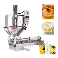100-1000ml Pâte Pneumatique Liquide De Remplissage Machine de Chauffage Remplisseur De Savon 30L Trémie Le meilleur produit impor