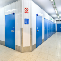 Mini entrepôt de stockage moderne pliable avec serrure électrique Unité de stockage autonome pour immeuble de bureaux en acier