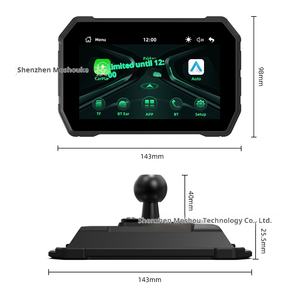 Navigatore <span class=keywords><strong>GPS</strong></span> per moto da 5 pollici con CarPlay Wireless <span class=keywords><strong>GPS</strong></span> integrato e schermo di navigazione portatile Android - Product Image 5