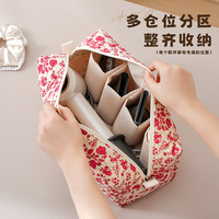 Tas Penyimpanan Pengering Rambut Bahan Katun Stok Tersedia Kapasitas Besar Multi-Fungsi Portabel Organizer Perjalanan Perlengkapan Salon