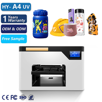 Precio de Mayoreo de Fábrica, Impresora UV Plana de Alta Calidad Tamaño A4 con Cabezal I1600 para Impresión en Acrílico, Vidrio, Metal y Regalos